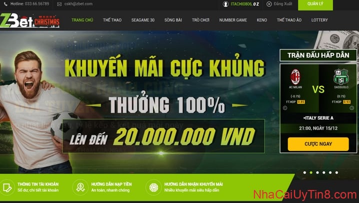 Khuyến mãi tại nhà cái ZBET