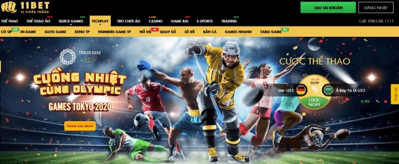 Giao diện sảnh game được thiết kế thông minh