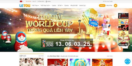 Nhà cái Letou- Sân chơi uy tín bậc nhất Châu Á