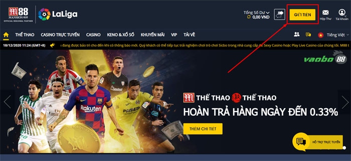 Nhà cái M88 - Cá cược hấp dẫn, nhận thưởng “siêu khủng” 