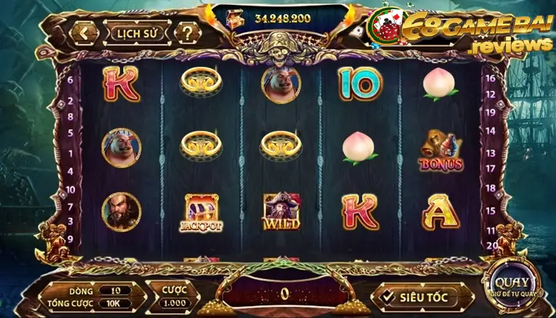 Pirate King mang đến chủ đề quay hũ mới lạ